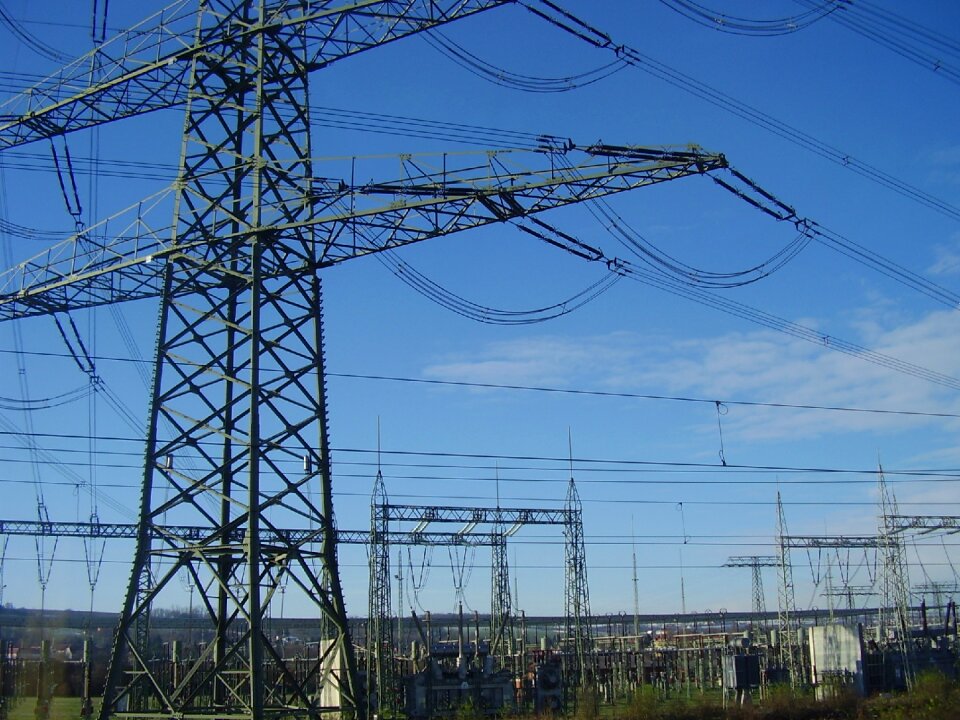 Electricity high voltage power station