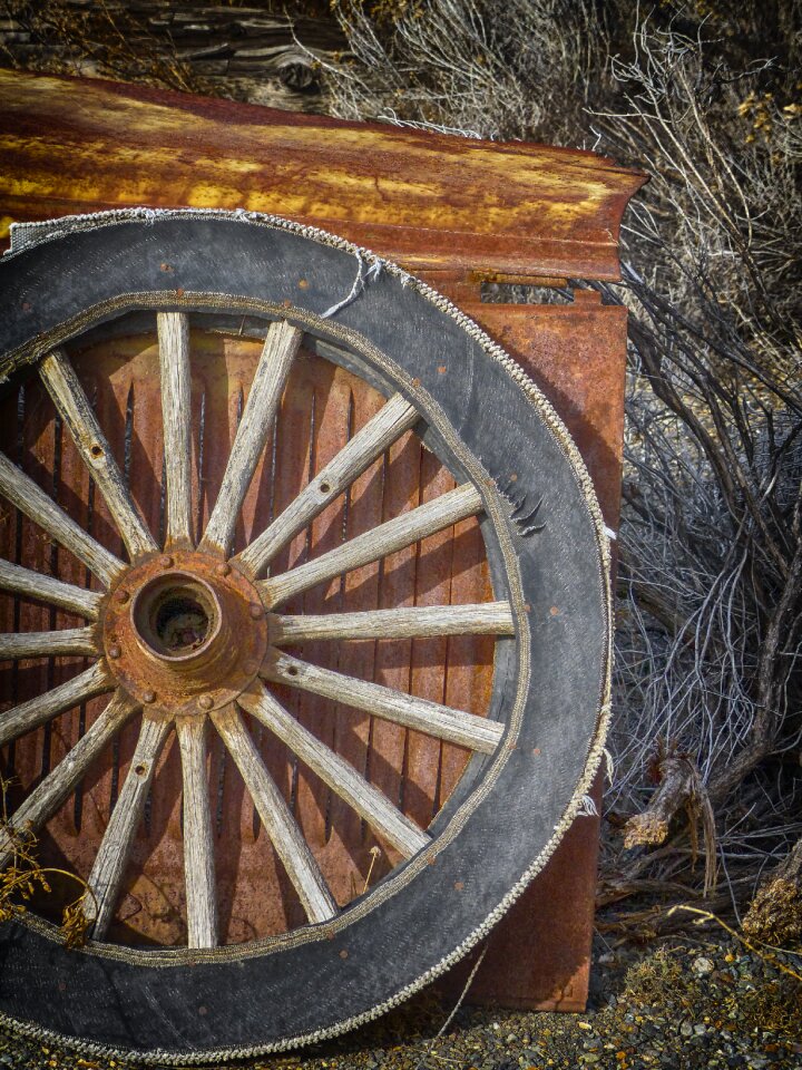 Wheel vintage texture