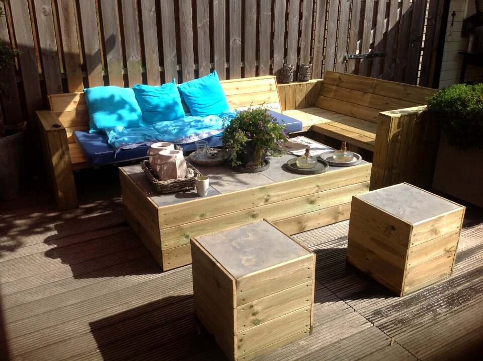 Garden wood furniture garden