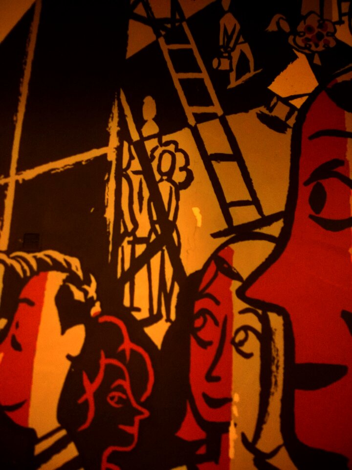 Painting arts mural