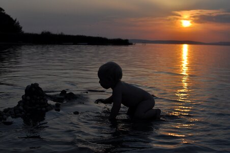 Beach kid holiday