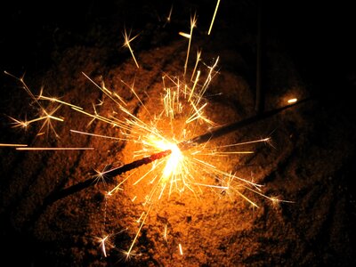 New year's eve mood star
