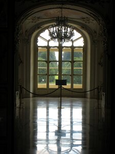 Esterhazy castle lights mirror image photo