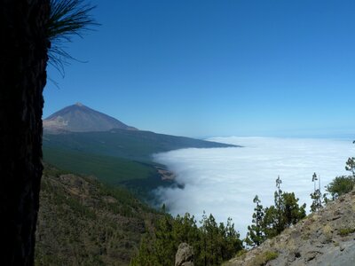 Island landscape mount teide
