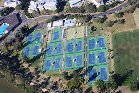 Tennis courts brisbane photo