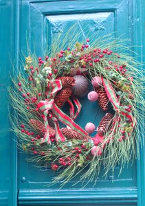 Christmas branches balls