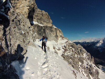 Adventure alpine winter sports