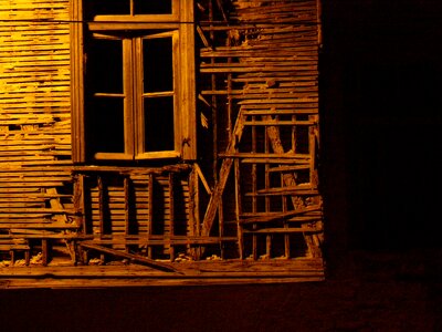 Cracked vintage damaged