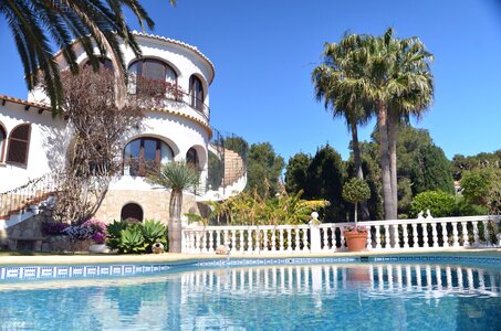 House pool summer photo