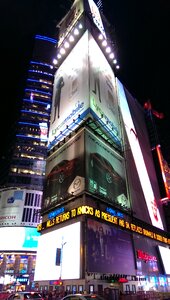 City lights at night advertising photo