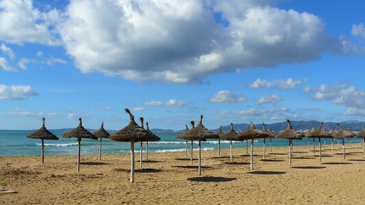 Coast parasols vacations