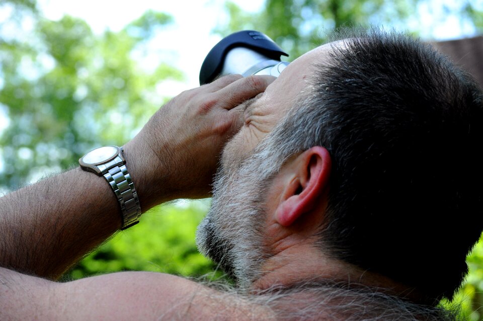 Photographer watch hair