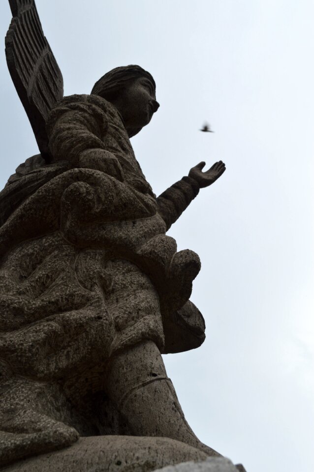 Statue angel church