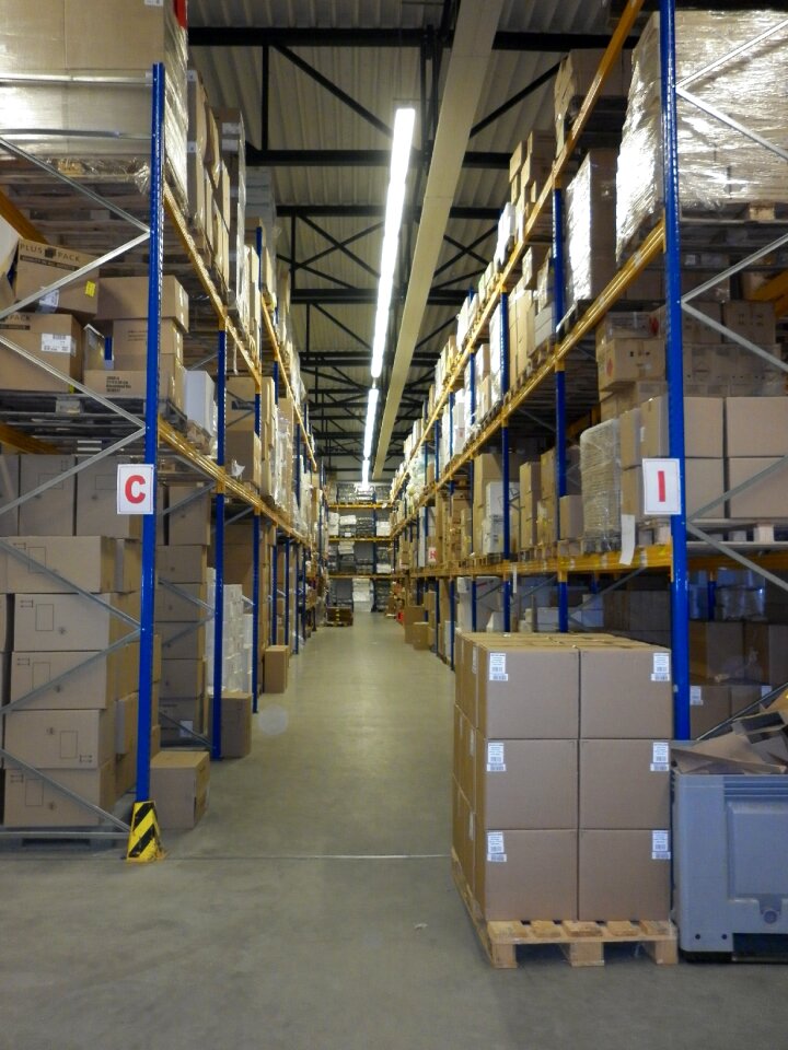 Warehouse storage stock
