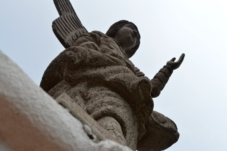 Statue angel church