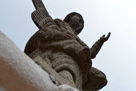 Statue angel church