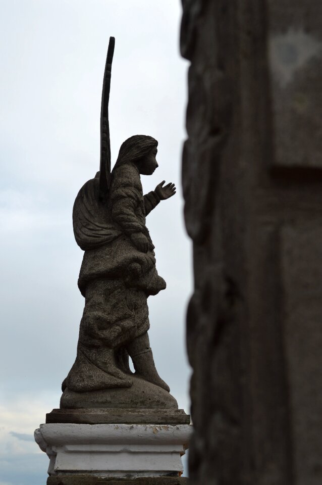 Statue angel church