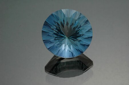 Blue topaz jewel mineral