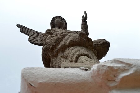 Statue angel church