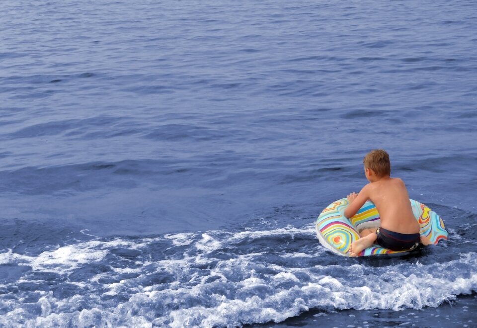 Water swimming ring swimming trunks