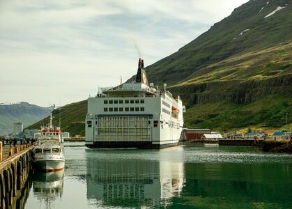 Fjord port departure