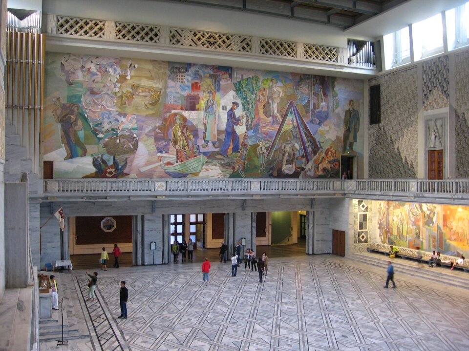 Entrance hall painting norway