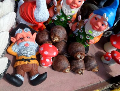 Gnome mushroom toy