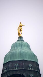 Building spire golden