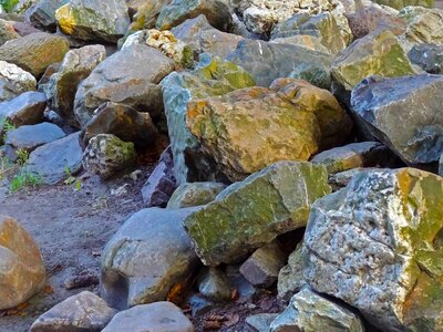 Boulders quartz granite