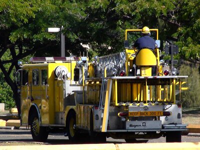 Transportation emergency engine photo