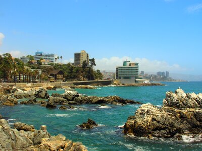 Viña del mar landscape city photo
