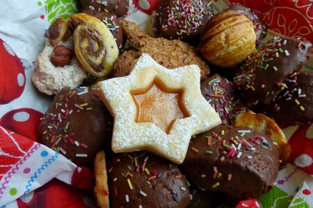 Christmas sweet christmas cookies photo