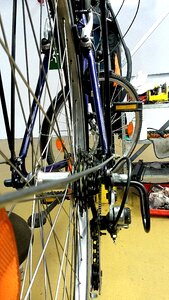 Chain gear 6-gang-kasette rear wheel