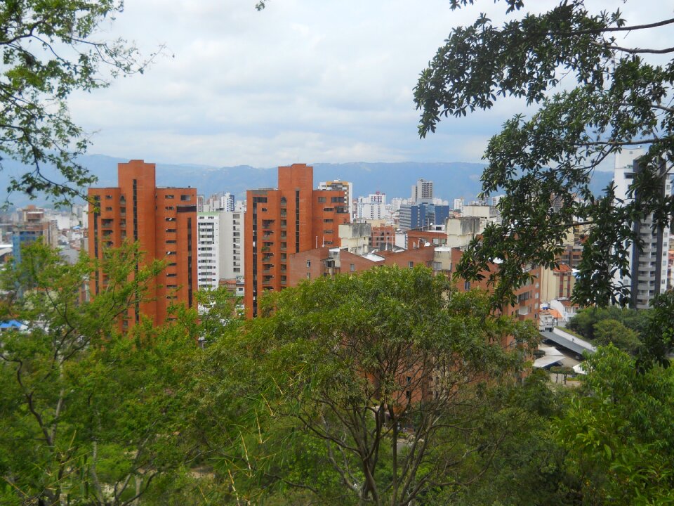 Urban skyline colombia
