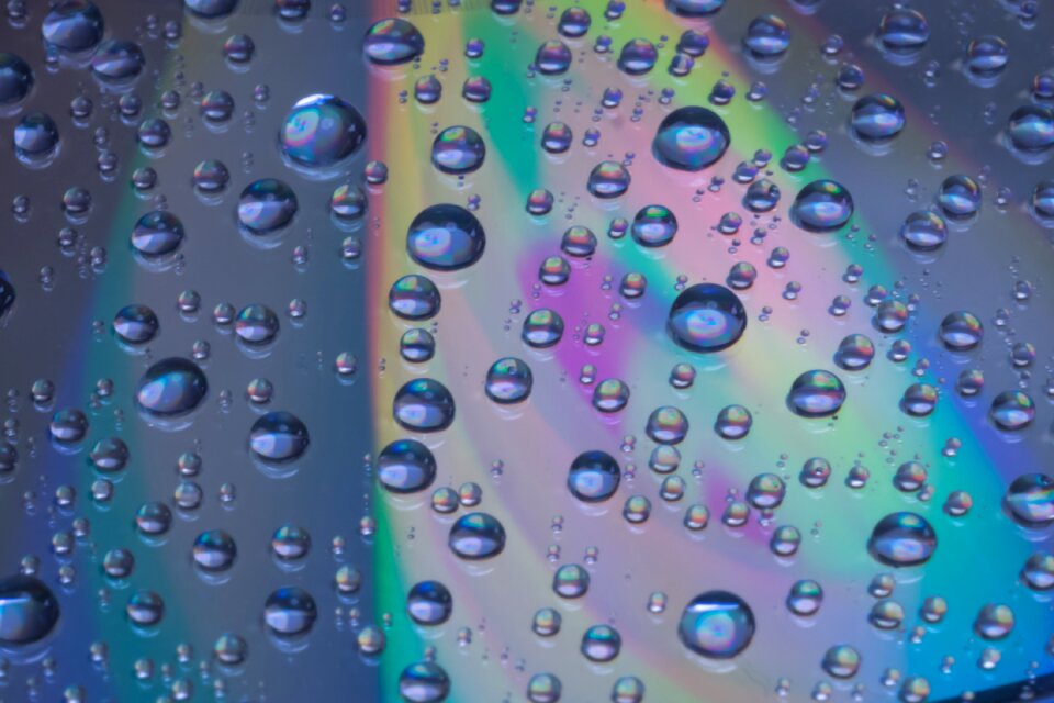 Drop of water drip computer