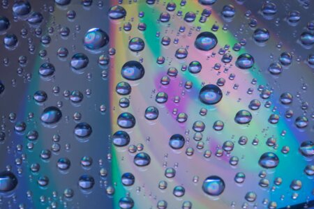Drop of water drip computer