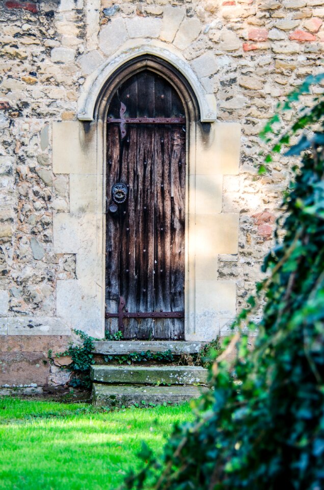 Wood old entrance