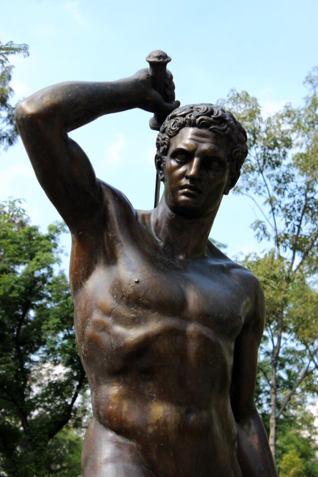 Park monument man