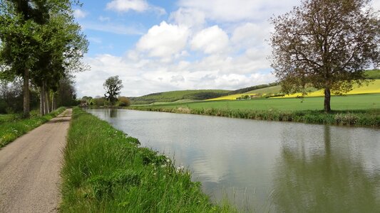 Channel burgundy france photo