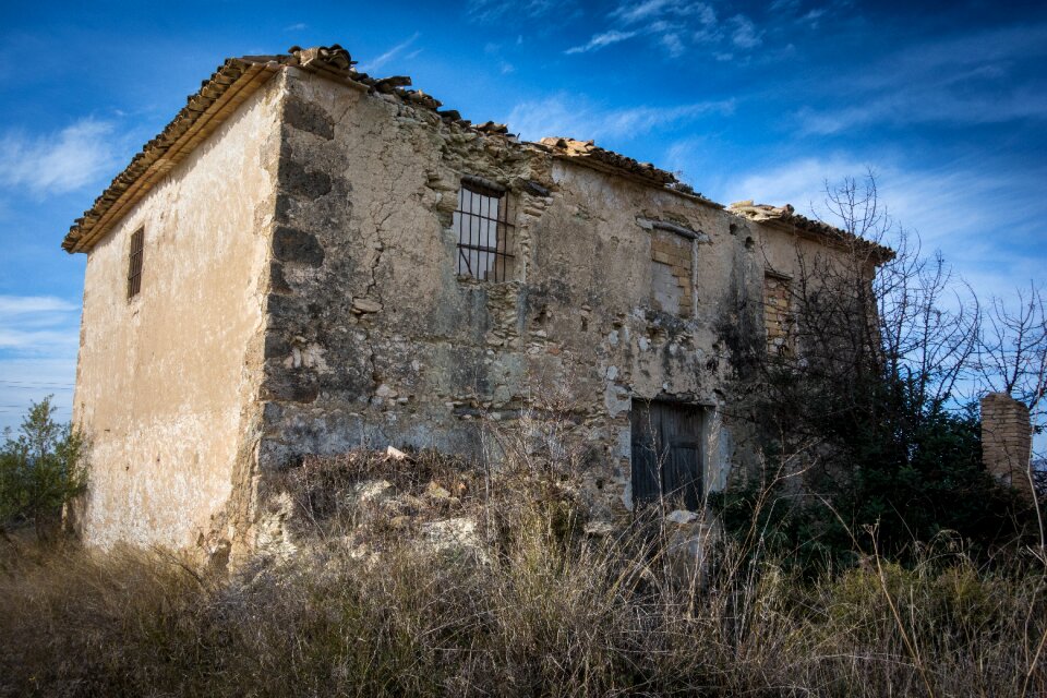 Stone house abandoned old