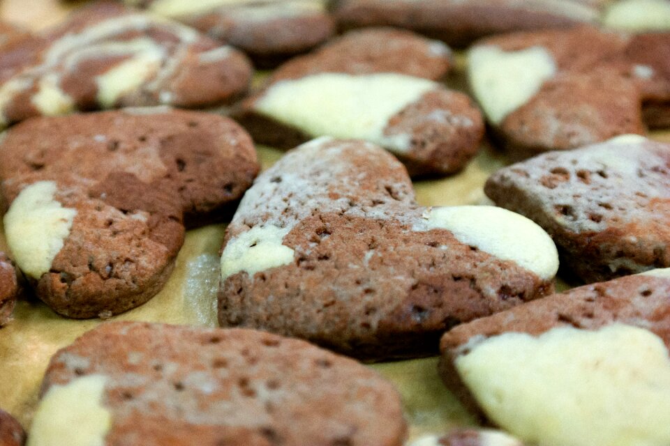 Christmas biscuits christmas cookies heart photo