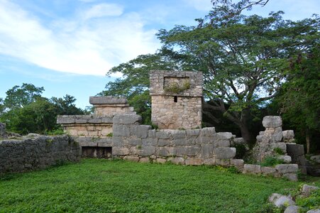 Architecture aztec sun photo