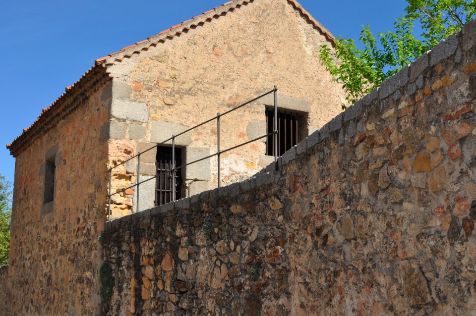 Architecture stone wall old building