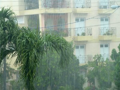 Rainstorm shiver wet photo