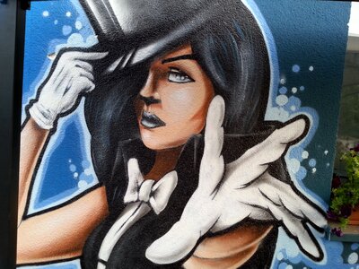 Graffiti comic art