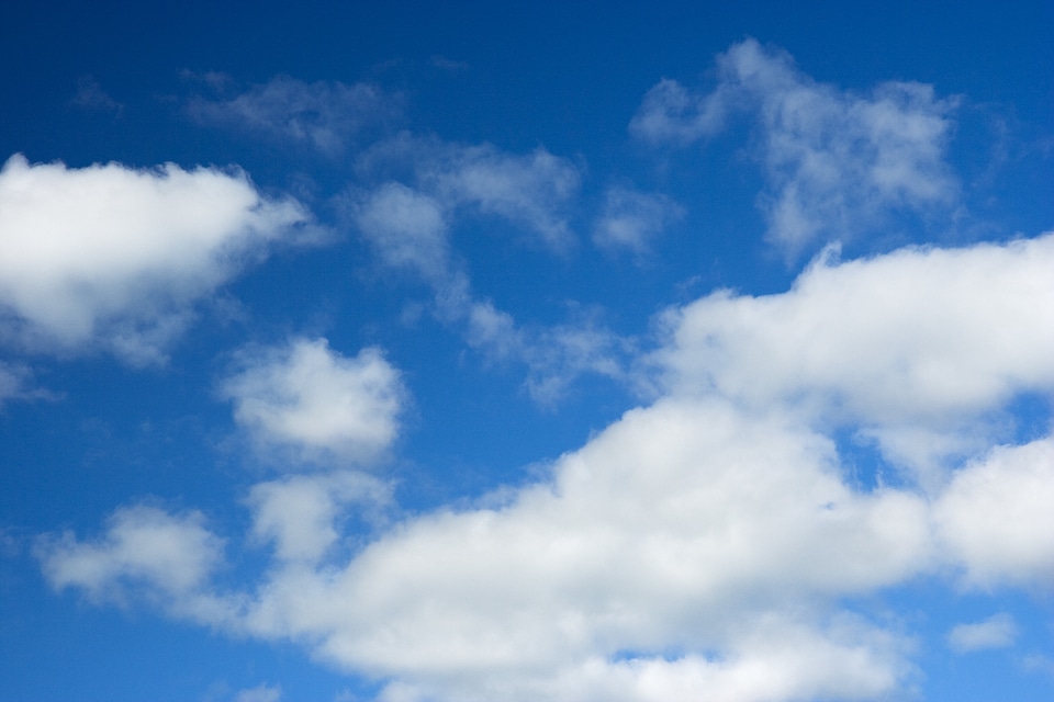 Clouds white background