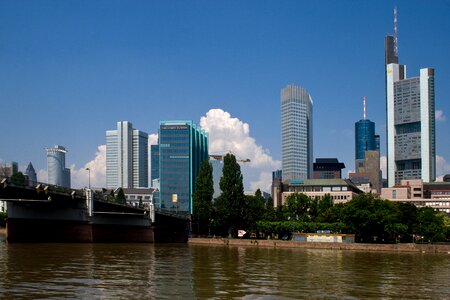 Frankfurt skyline outlook