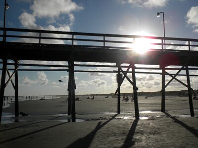 Beach coast sunset