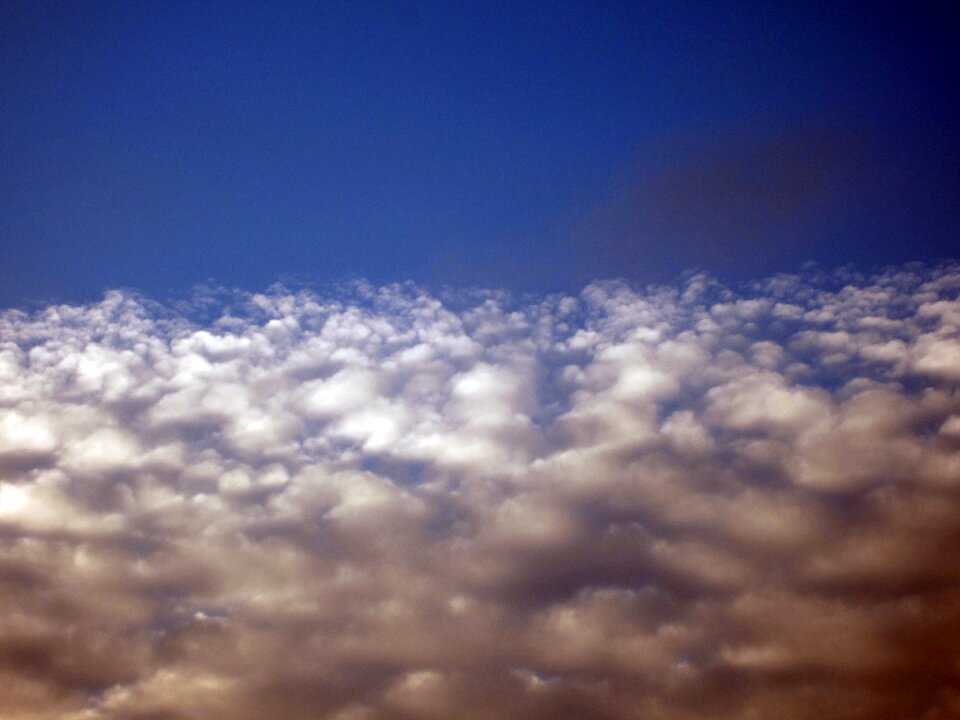 Cloud blue sky storm clouds