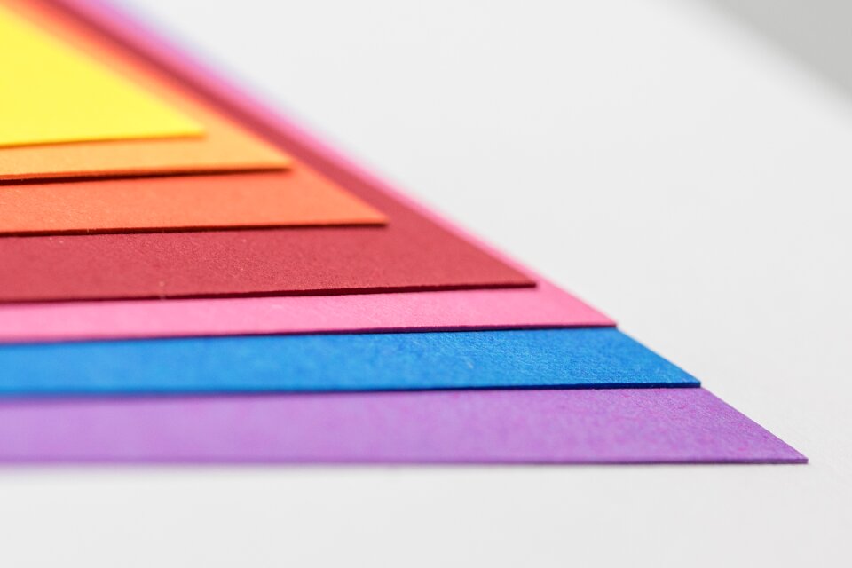 Rainbow colors background pattern